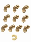 10 Pcs Efield 3/4 Inch Elbow Push-fit Brass Fitting To Connect Pex... New. Price: $82.75.