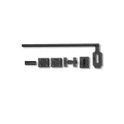 National Hardware 4.31 In Black Steel Cane Bolt N109-002 New. Price: $45.95.