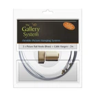 Brass Picture Rail Hangers - GBLPRANG5B The Gallery System Brand. Price: $50.05.