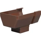 Amerimax In. Contemporary Vinyl Brown Gutter End With Drop Outlet T1509 New. Price: $22.47.