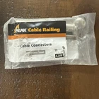 5 Pack Peak Stainless Steel Cable Connector For Deck Railing 42491 New. Price: $19.99.