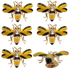 Paxar Glrovazas Bee Cabinet Knob 6 Pcs Single Hole Insect Handle Gold New. Price: $23.93.