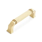 Signature Hardware Inigo Cabinet Pull, 3-3/4 Inch To Center, Zinc, Golden New. Price: $18.00.