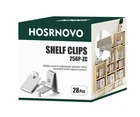 Shelf Clips Adjustable Supports For 255 Standard Pilaster Silver 28 Pcs New. Price: $16.44.