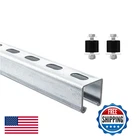 Ironrobust Strut Channel Trolley Track 57 In 4.76 Ft 1-5/8 X 12 Gauge New. Price: $59.82.