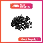 Patikil Silicone Rubber Bands Cable Ties 100PCS Non-slip 0.9" Flat Black For Cor New. Price: $10.78.