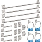 Kljkpa 20 Pieces Bathroom Accessories Set Brushed Nickel Hardware New. Price: $105.27.