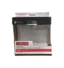 Delta Trinsic Wall Mount Square Open Towel Ring Bath Hardware Accessory, Chrome. Price: $18.11.