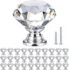 Pozean Crystal Cabinet Knobs 30 Pack, 1-3/16 Inch Drawer For Dresser With New. Price: $35.92.