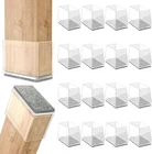 Rectangle Chair Leg Protectors For Hardwood FLOORS,16 Pcs Silicone Covers New. Price: $29.89.