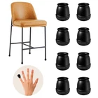 20X Black Xs Skinny Chair Leg Floor Protectors For Hardwood, 0.4"-0.55" New. Price: $27.49.