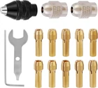 15PCS Drill Chuck Collet Set, (0.02IN - 0.13IN) Keyless Quick Replacement... New. Price: $8.12.