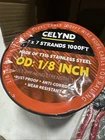 Celynd Stainless Steel Cable For Railing - 1000FT 1/8" T316 Wire Rope F... New. Price: $79.00.