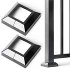 Aecxm 2PACK 2.52.5 Deck Post Base Cover Decorative Aluminum Split New. Price: $47.98.
