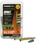 Premium One Multi-material Flat Head Screws, Epoxy Coated... New. Price: $13.99.