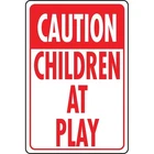 Hy-ko HW-7 Traffic Sign, Rectangular, Children At Play, Red Legend, White Backgr New. Price: $25.36.