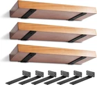 6 Pack Heavy Duty Shelf Inch, Floating BRACKETS(1/5 -thic New. Price: $25.47.