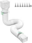 Rain Gutter Downspout Extensions, Extender 66 Inches, 1PACK White New. Price: $26.05.