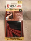 Screw-it-again Sia 4PK Wood Anchor Sizes #2-16 New Usa Home Update Diy. Price: $5.40.