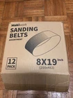Makiwork - 8" X 19" EZ8 Floor Sander Sanding Belts A/o 40 Grit 12 Pack New. Price: $47.50.