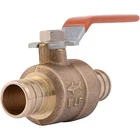 Sharkbite 1/2 Inch Crimp Ball Valve With Drain, Brass Plumbing Fitting, Pex New. Price: $22.06.