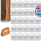 Baipok 36PCS Square Chair Leg Floor Protectors Furniture Felt Pads For Hardwood New. Price: $27.87.