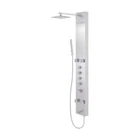 Signature Hardware Shelton Thermostatic Stainless Steel Tub And Shower Panel Open. Price: $250.00.