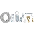KB2553 Professional Mirror Hanging Kit 87/PK - Zinc Plated New. Price: $24.99.