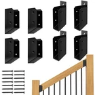 30 Stair Angle Stainless Steel Deck Railing Brackets Connectors For 2"X4" New. Price: $75.86.