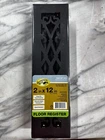 Hampton Bay 2X12 Elegant Scroll Decorative Floor Register Vent Matte Black New. Price: $10.00.