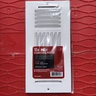 Everbilt 10IN X 4IN 3-WAY Steel Wall/ceiling Register White Open. Price: $13.99.