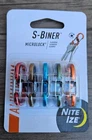 Nite Ize 5-PACK S-biner Microlock Aluminum Carabiner Z11 New. Price: $16.75.