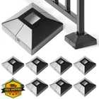 Ajovw 8PK 1" Aluminum Post Base Cover Black Stair Balcony Railing New. Price: $247.99.