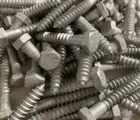 100 Pack - Hex Head 5/16 2" Lag Bolts Hot Galvanized Wood Screw Hillman 812036 New. Price: $32.99.