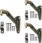 Heavy Duty Handrail Bracket Antique Brass 3 Pack New. Price: $29.89.