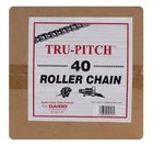 Tru-pitch TRC40-MD Pre-stretched Carbon Steel Roller Chain 1/2 In. X 10 Ft. New. Price: $28.07.