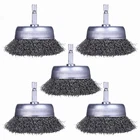 5 Pack Wire Cup Brush For Drill, 1/4 Inch Hex Shank, 0.012 New. Price: $35.99.
