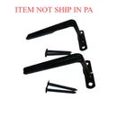 3 In. Black Projection Brackets For Security Bar Window Guard (4-PACK) New. Price: $20.47.