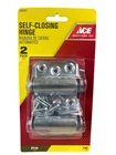 Ace 2-PACK 2-3/4" Zinc Self-closing Spring Door Hinges Commercial Grade New. Price: $16.95.