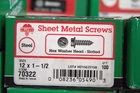 Hillman No. 12 1-1/2 In. Slotted Hex Head Sheet Metal Screws New. Price: $19.86.