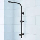 Signature Hardware SHSR7010MB Retrofit Exposed Pipe Shower Rail With Slide Bar Open. Price: $295.00.