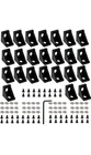Black 2020 Series Aluminum Extrusion Profile Connector Set,includes 24... New. Price: $29.00.