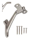 Commercial Grade Handrail Bracket Wall Mounted Satin Nickel, 3 Pack Howtool. Price: $29.61.