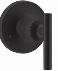 Kohler Purist Transfer Valve Trim In Matte Black T14491-4-BL Open. Price: $159.00.