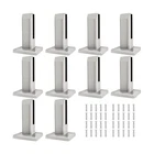 Lukloy 304 Stainless Steel Square Glass Spigots Pool Fence Clamp Home ... New. Price: $256.17.
