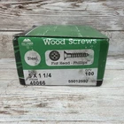 Hillman Flat Head Phillips Wood Screw 8 X 1-1/4-INCH, 40066, 100-PACK, New. Price: $11.14.