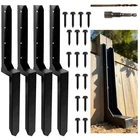 Pack Fence Repair Kit Heavy Duty Steel Ground Spike For 4X4 Wood Posts New. Price: $99.99.
