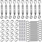 Tootaci M5 Kit, Stainless Steel Turnbuckles For Cables Wire 1/8, 90PC New. Price: $49.99.