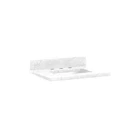 Signature Hardware 25" X 22" Undermount Marble Vanity Top, 3 Hole, Carrara Open. Price: $399.95.