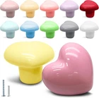 12 Ceramic Cabinet Knobs Heart Shape Dresser Pack, Mix Color New. Price: $28.88.